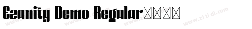 Ezanity Demo Regular字体转换
